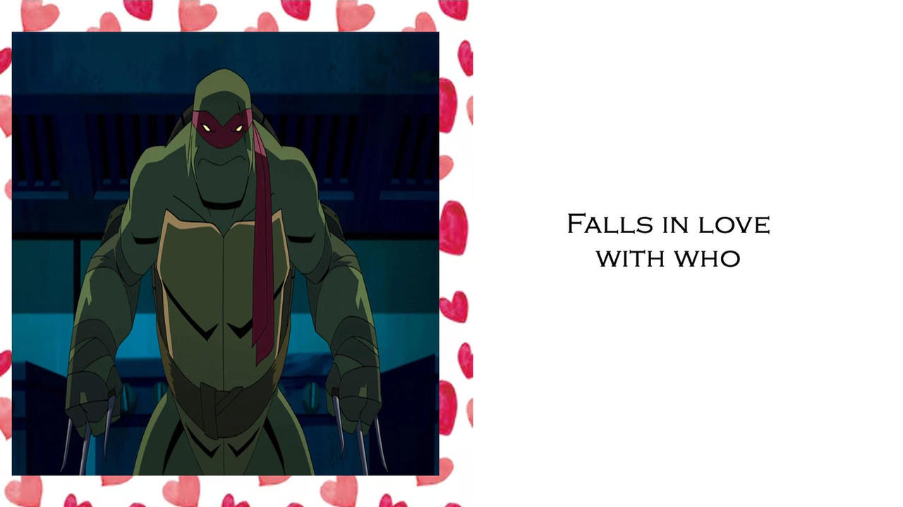 Who Falls in Love with Raphael (Batman vs TMNT) by elfdragon35 on ...