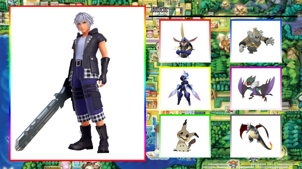 No Color Riku Pokemon El equipo pokemon de Riku by elfdragon35 on DeviantArt