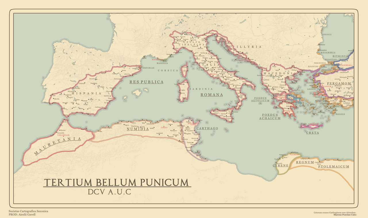 Third Punic War - 149 BC by MadameYua on DeviantArt