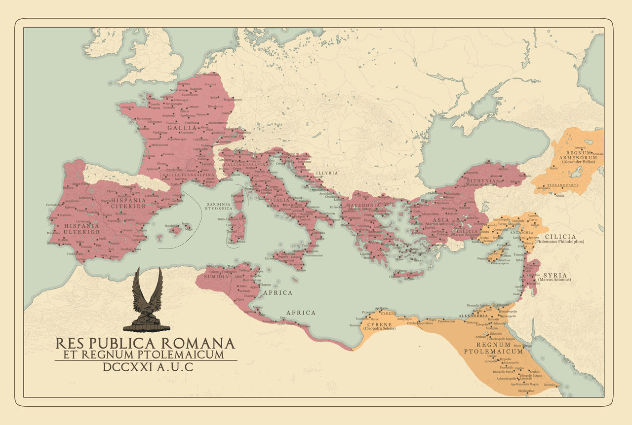 4th Bc Rome Roman Republic - 33 BC by MadameYua on DeviantArt