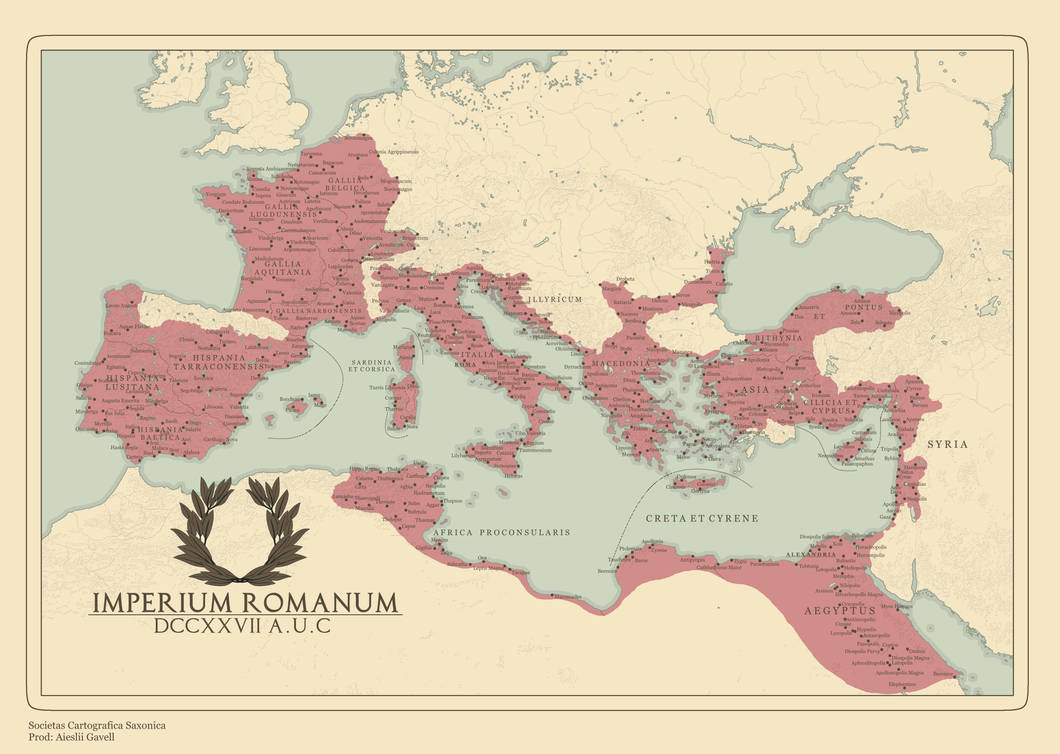 Roman Empire - 27 BC by MadameYua on DeviantArt