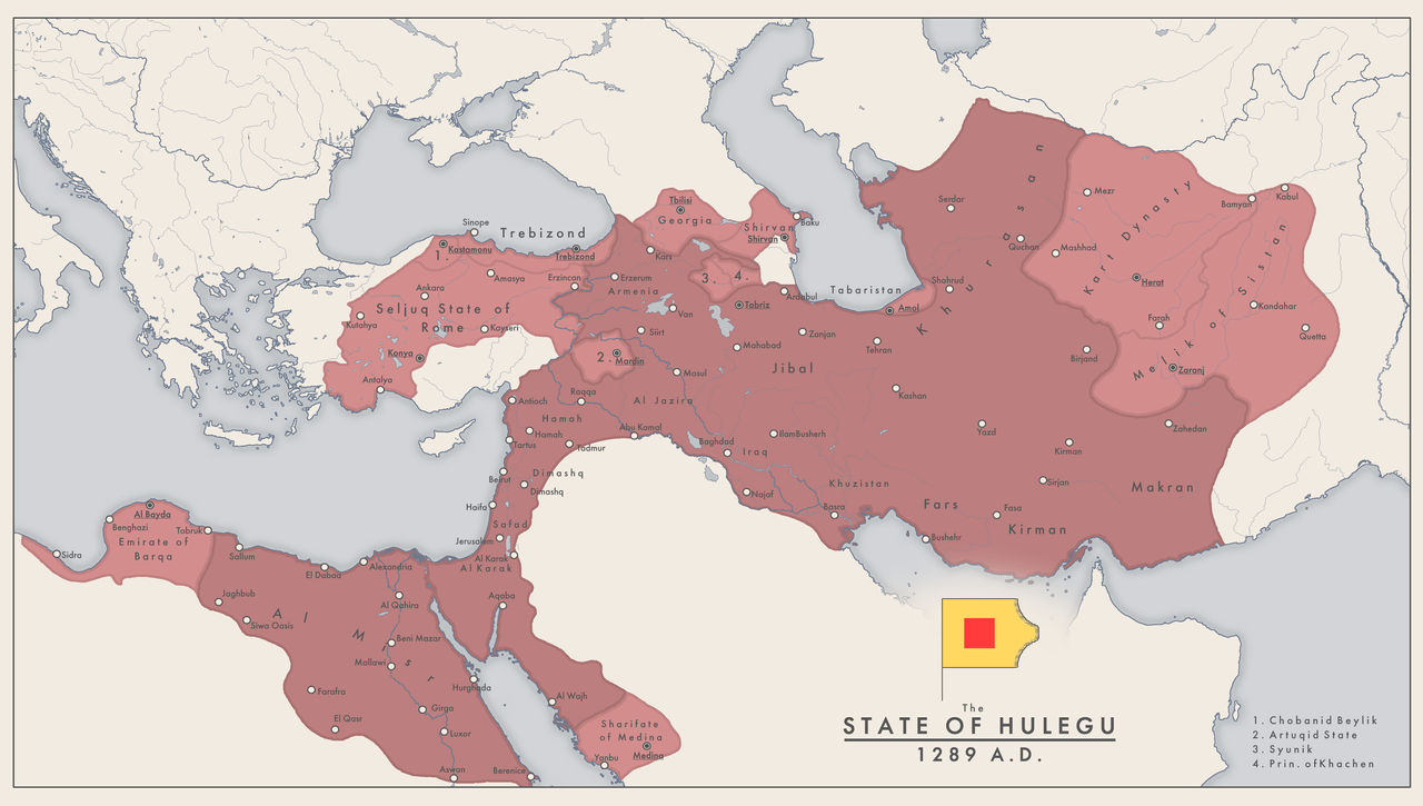 The Ilkhanate - 1289 AD (alt hist) by MadameYua on DeviantArt