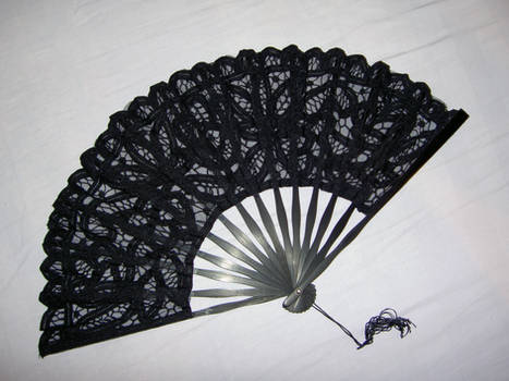 Gothic Lace fan