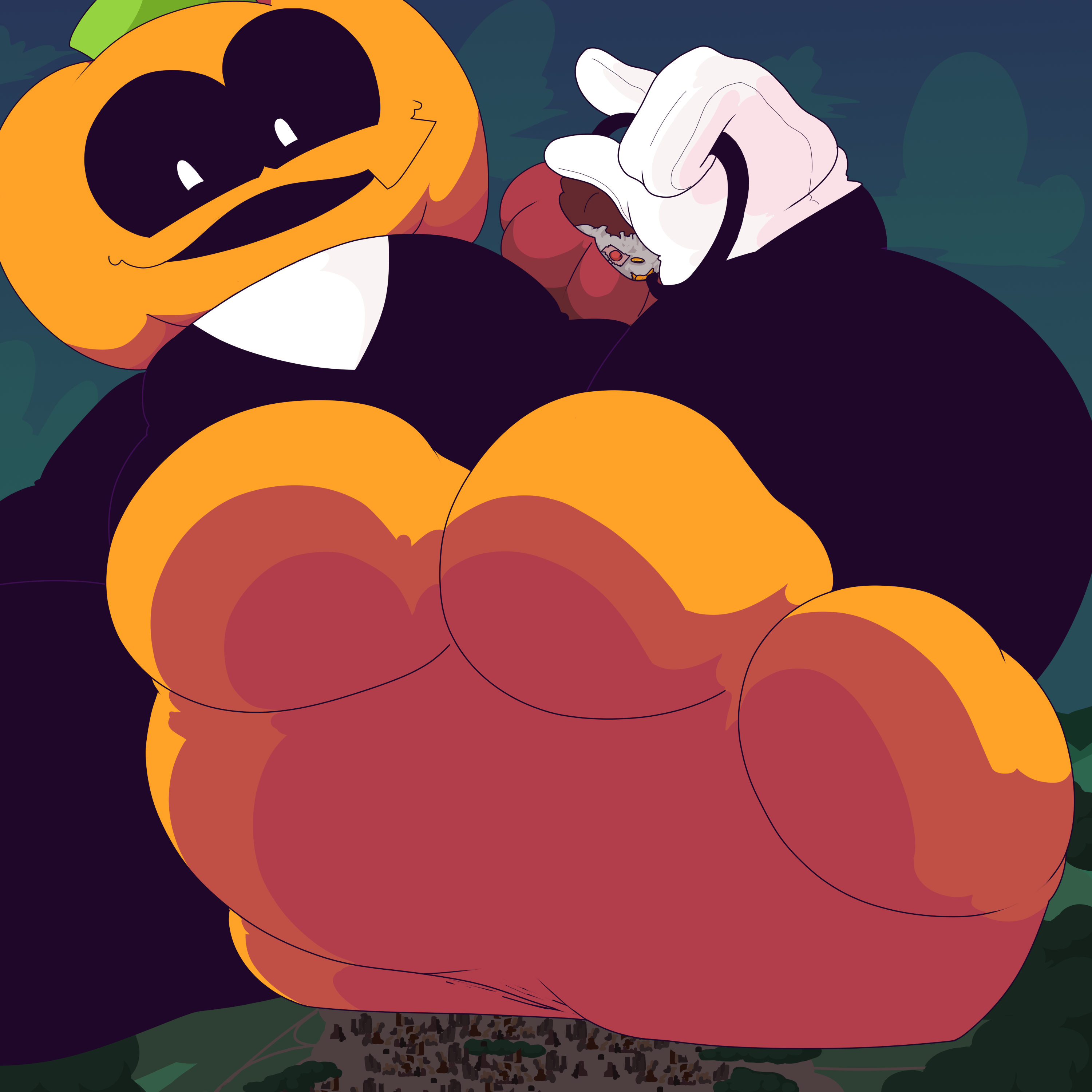 Spooky Month Characters by Creeper6677 on Newgrounds