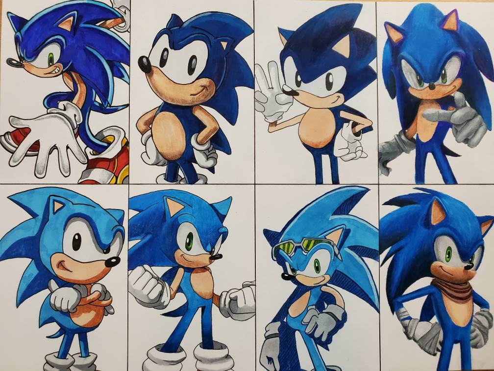 Sonic Ristar Style Part 2 Sonic in different styles!! by Jayuice on DeviantArt
