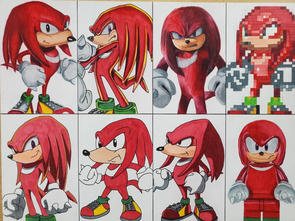 Kuckles Form Knuckles in different styles! by Jayuice on DeviantArt