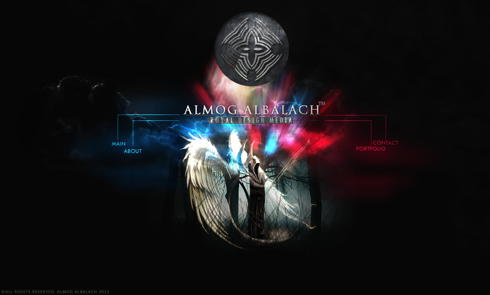 Almog Albalach dark forest site logo