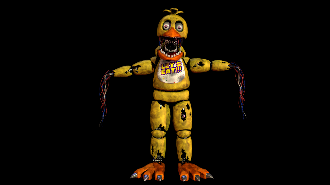 Replying to @Withered chica Heres some withered chica pfps! #witheredc