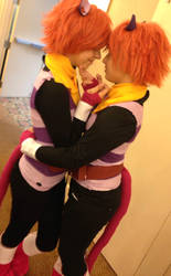 hikaru and kaoru cheshire cat cosplay