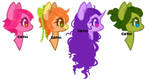 Pony headshot adopts (OPEN) by Carnivvorous