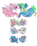 (OPEN) Breedable Ponies - collab w/ WrongCog by Carnivvorous