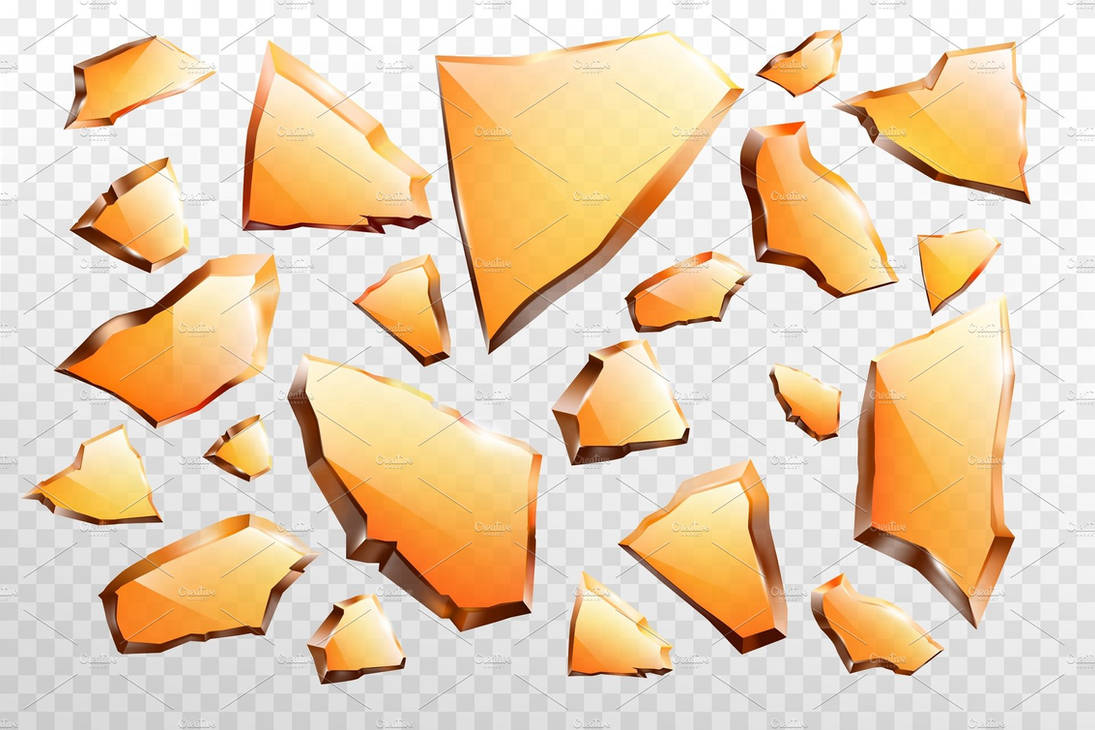Pieces of broken glass realistic by lojahubosis on DeviantArt