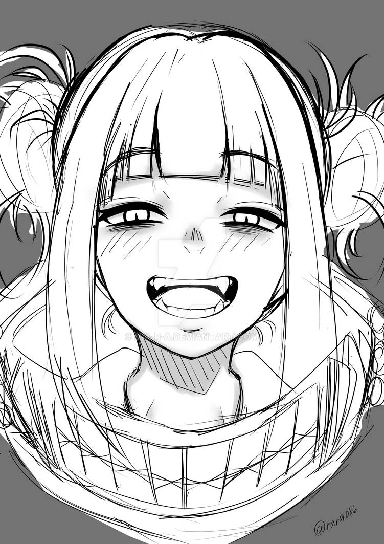 Toga Himiko sketch3 by R-a-R-a on DeviantArt