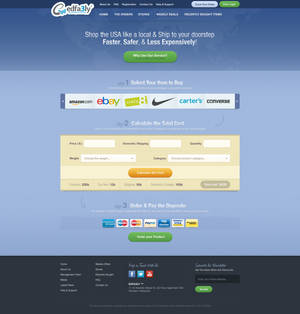 Shipping company home page design - for sale