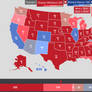 2040 Election Map - Whitefoot (R) vs Warner (D)