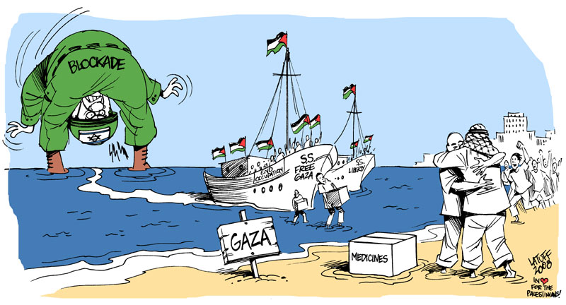 Boats break Israeli blockade