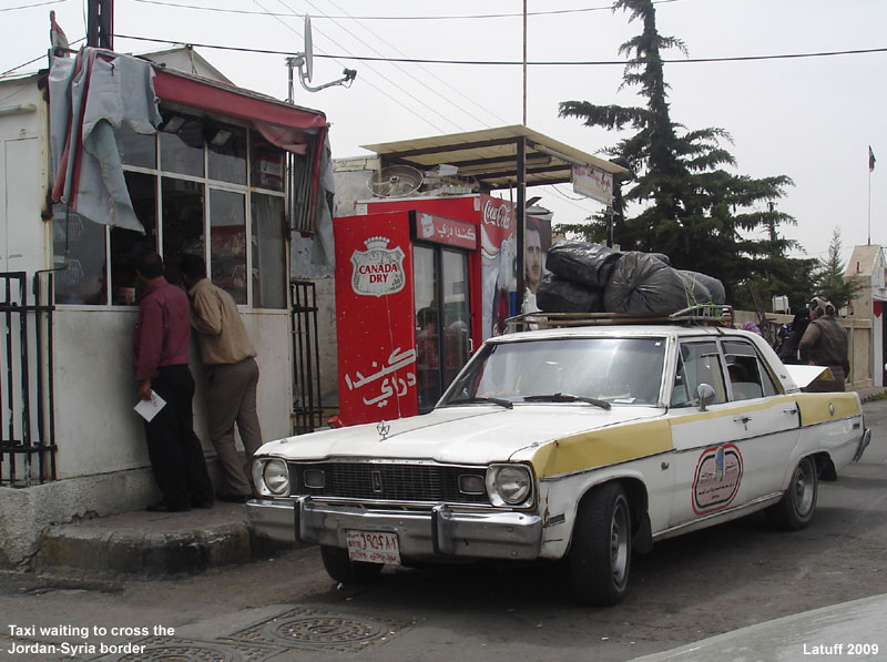 Taxi in Jordan-Syria border