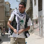 Latuff in Marka Shnillar camp