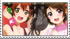 Rin and Hanayo - Love Live! stamp