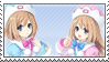 Rom and Ram Stamp - Hyperdimension Neptunia