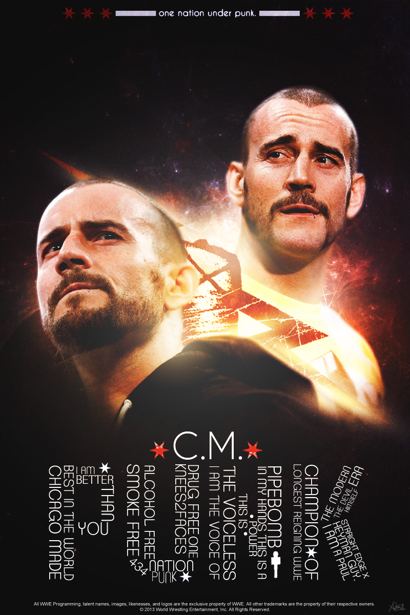 CM Punk Poster