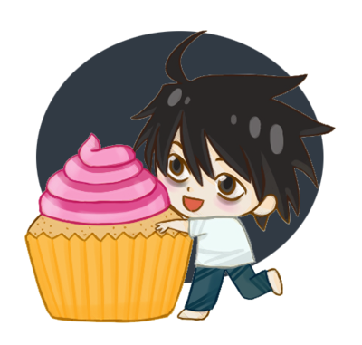 Lawliet Cupcake 