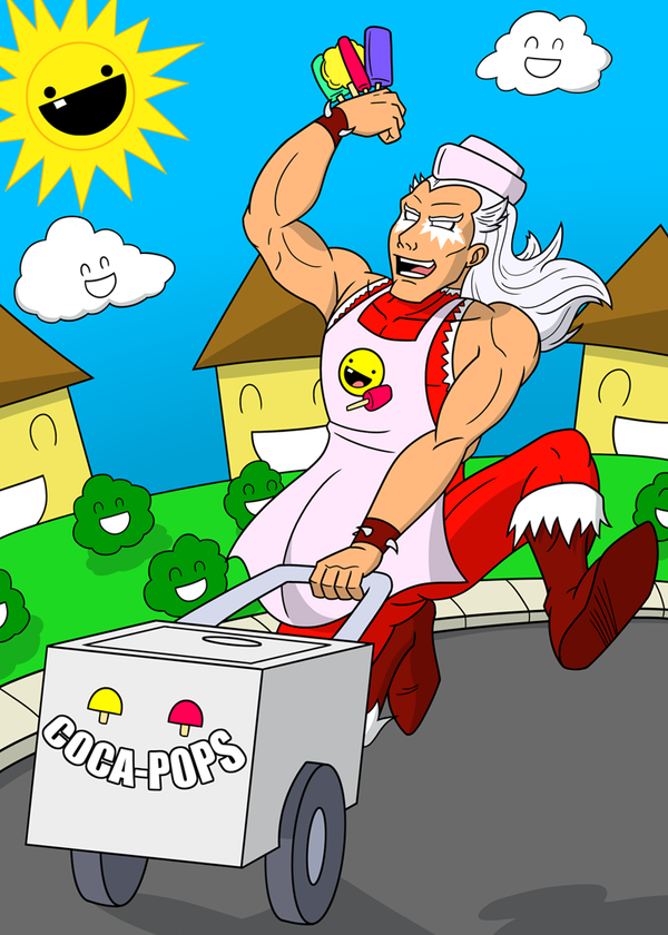 SNOWFLAME IS THE ICE CREAM MAN!