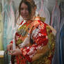 Japanese wedding kimono - Iro uchikake4