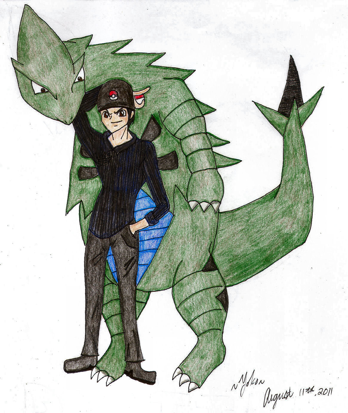 Dustin Pokemon Trainer Art