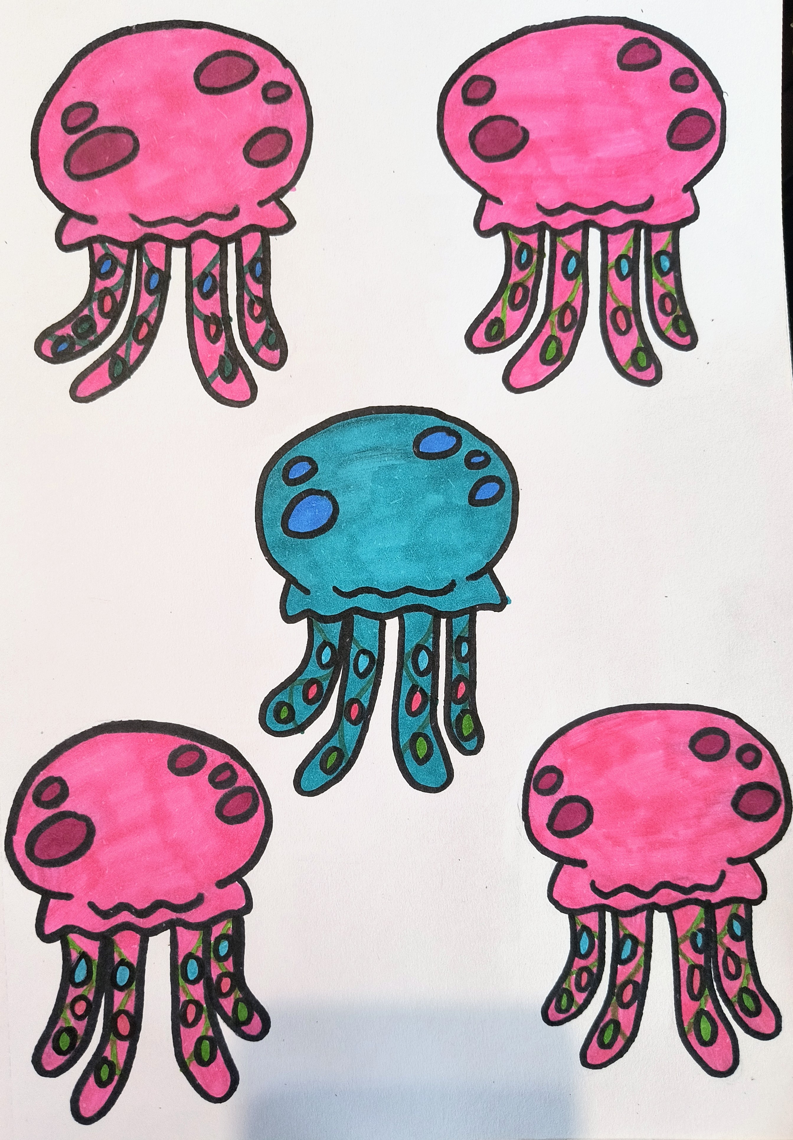 SpongeBob SquarePants Christmas: Jellyfish by YamakaiYoko on