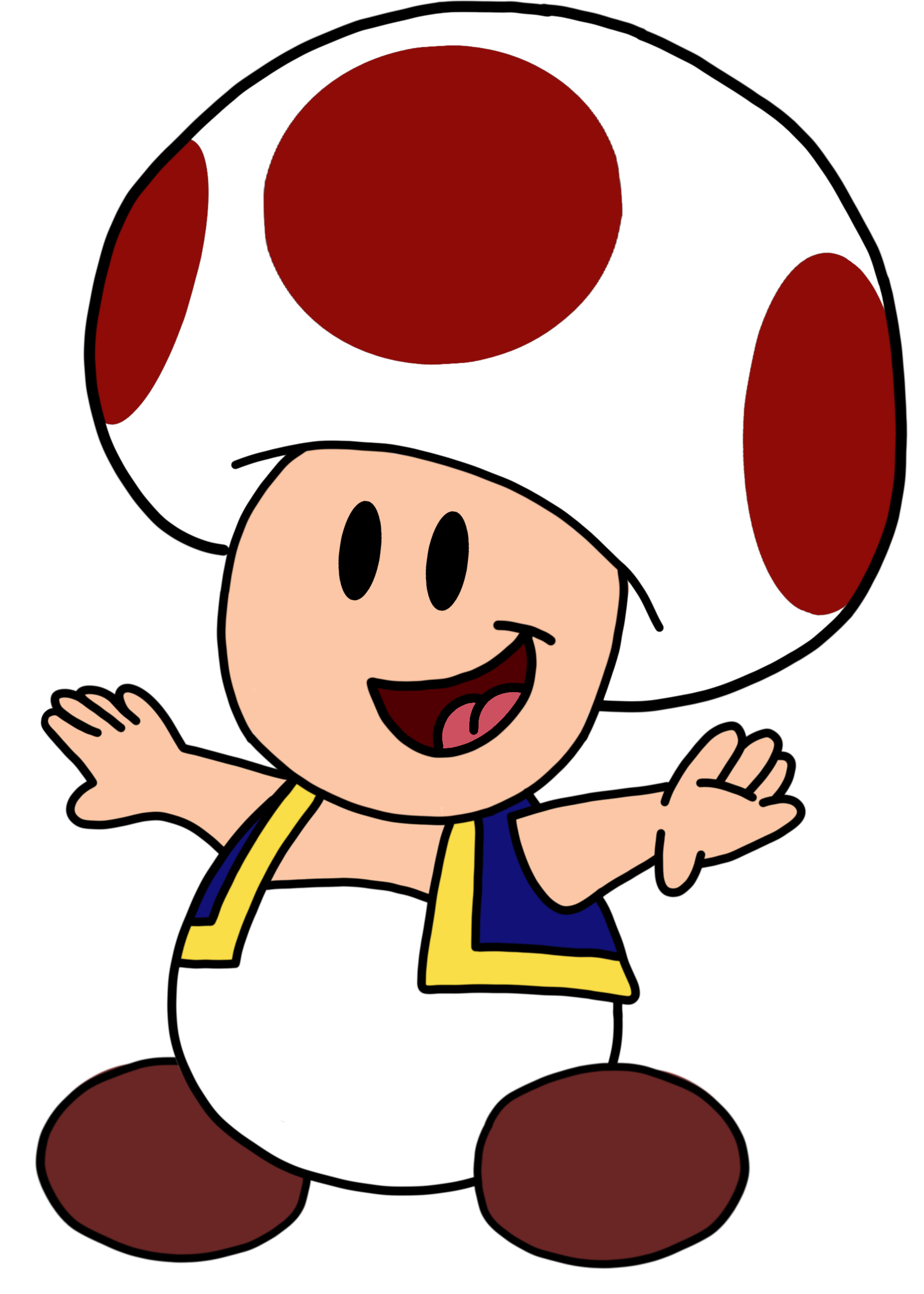 Super Mario Bros. - #4: Toad by DisneyCrossover143 on DeviantArt
