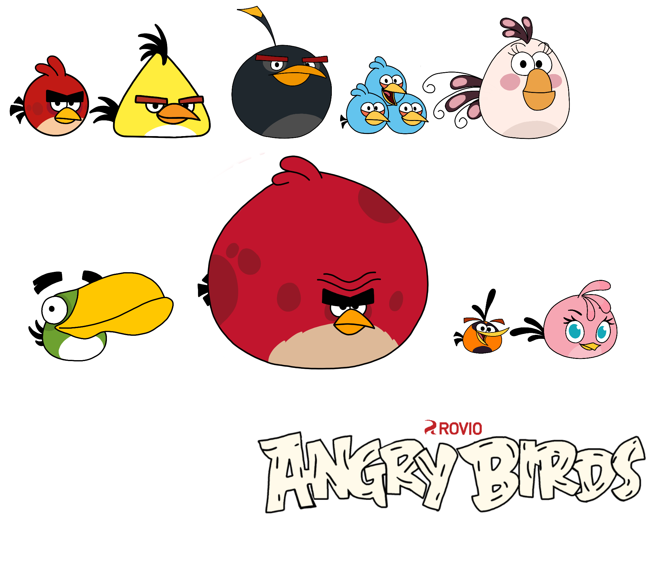 Anger Bird Angry Birds (My Style) by DisneyCrossover143 on DeviantArt