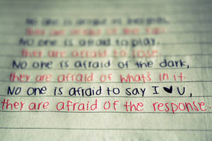 not afraid