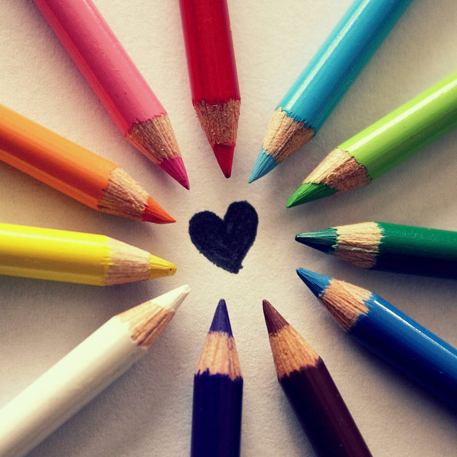 i heart colours by plastickheart