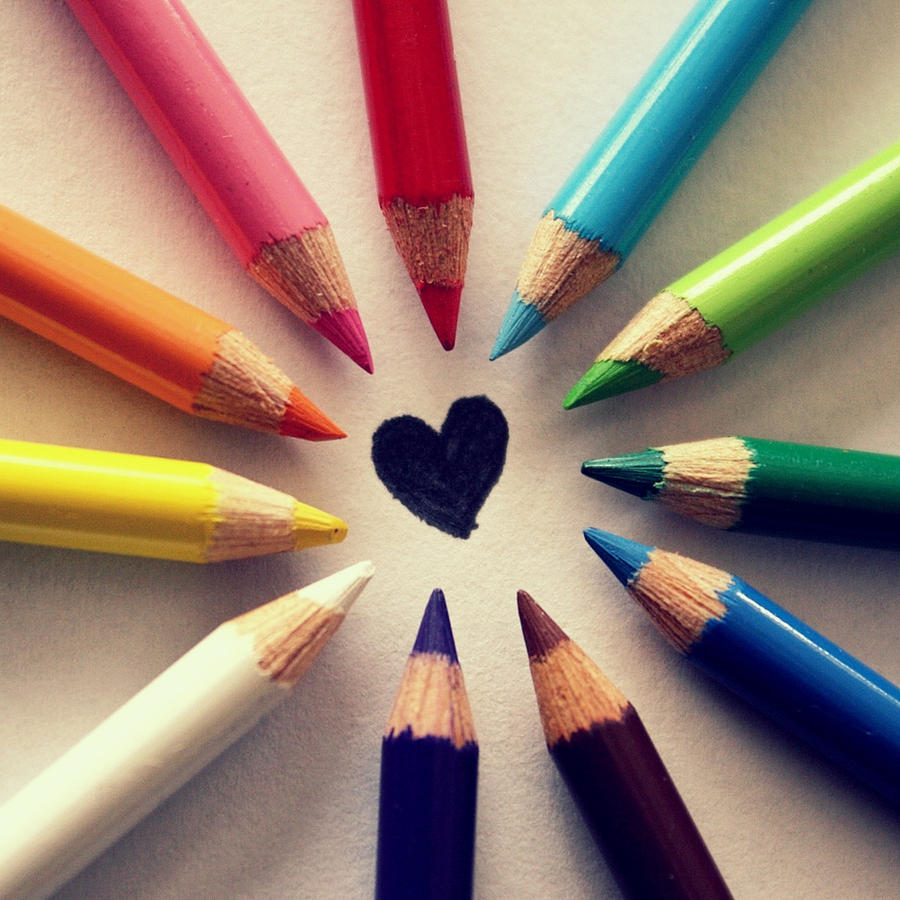 i heart colours by plastickheart