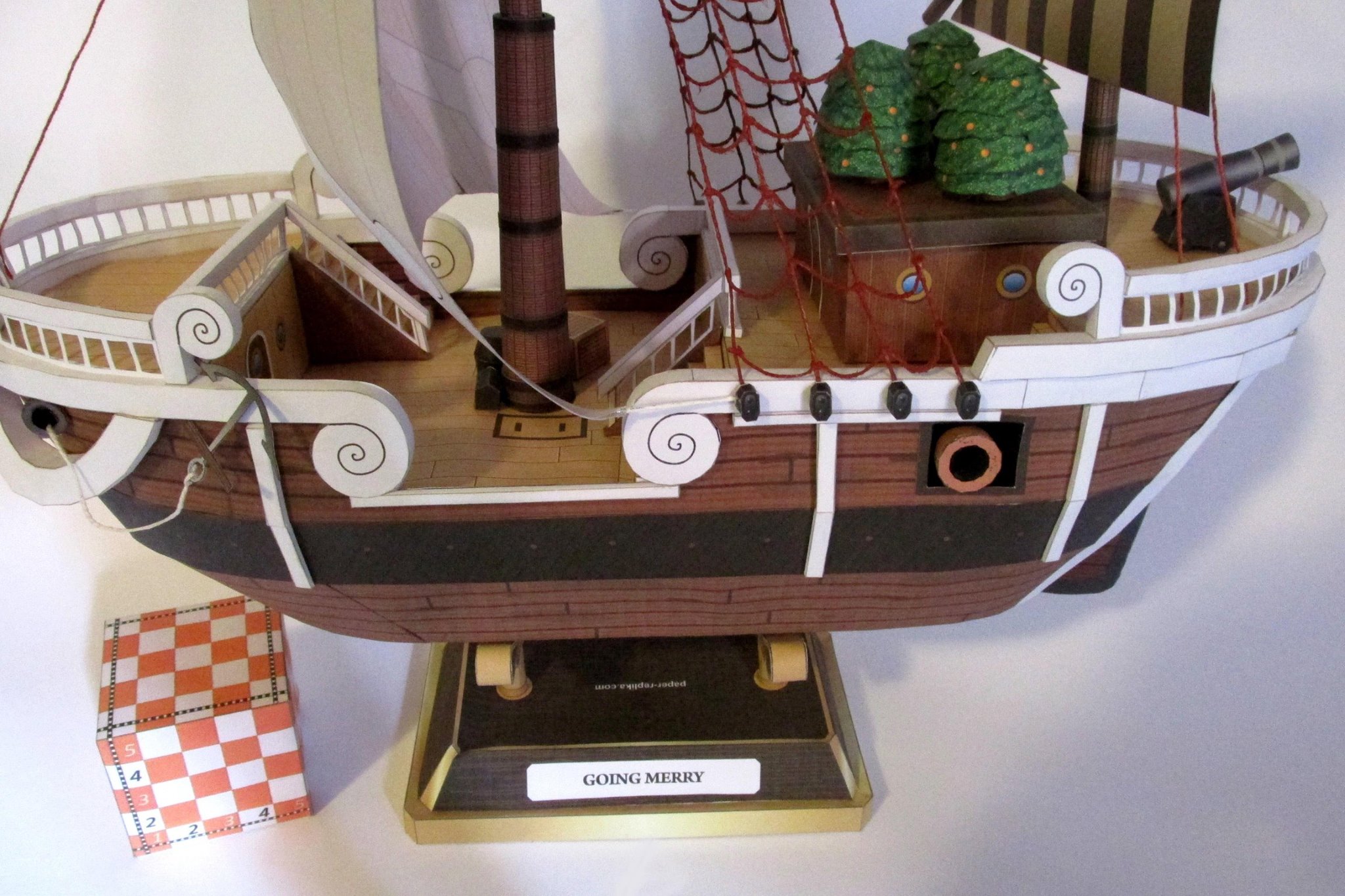 One Piece Going Merry Papercraft (2) by TheSefer on DeviantArt