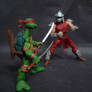 Shredder vs. Leonardo