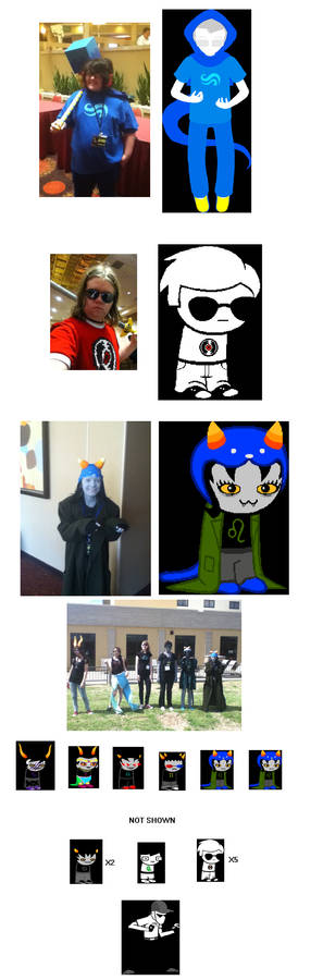 A2F Homestuck Cosplays