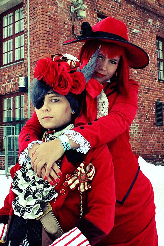 Madam red and Ciel Phantomhive