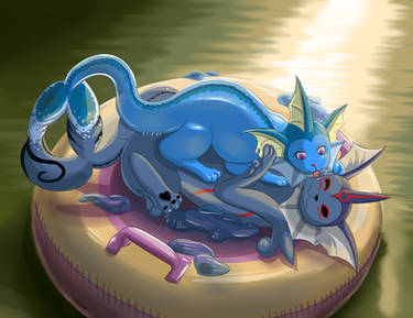 Gooey Vaporeon Pounced