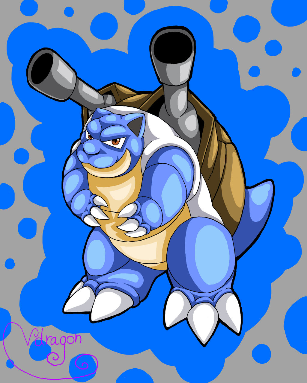 Blastoise Gba Shell Blastoise 009 by VdragonBone on DeviantArt