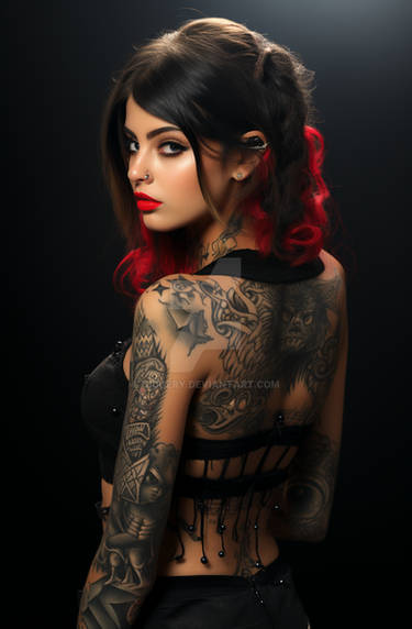 Tattoo in red and black 10 by Giugery on DeviantArt