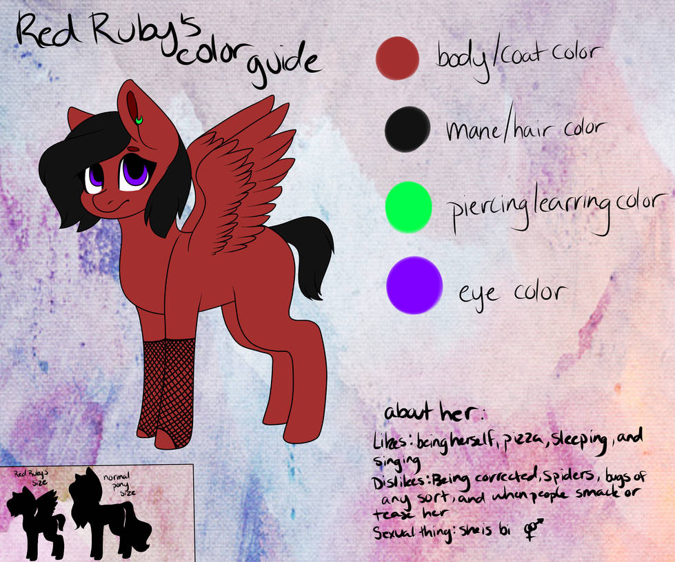 Red Ruby Color Guide by ThePinkFluff on DeviantArt