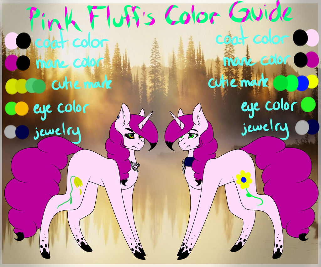 Pink Fluff's Color Guide