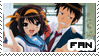 Stamp Kyon x Haruhi by MiaKa-CiD