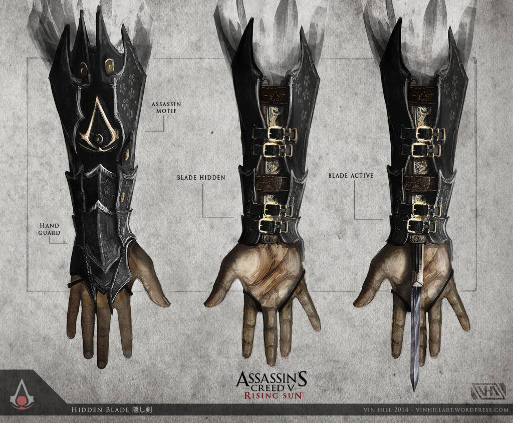 Assassin's Creed 5 Rising Sun Hidden Blade by TheEnderling on DeviantArt