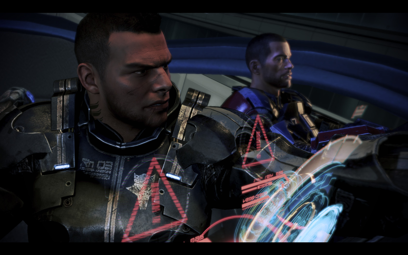 Commander Shepard and Vega