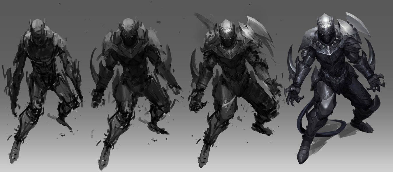 Black Panther process by Reza-ilyasa