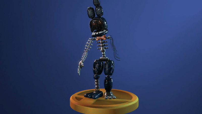 The Joy Of Creation Fan Made Ignited Spring Bonnie by Bonnie-From-Fnafb on  DeviantArt
