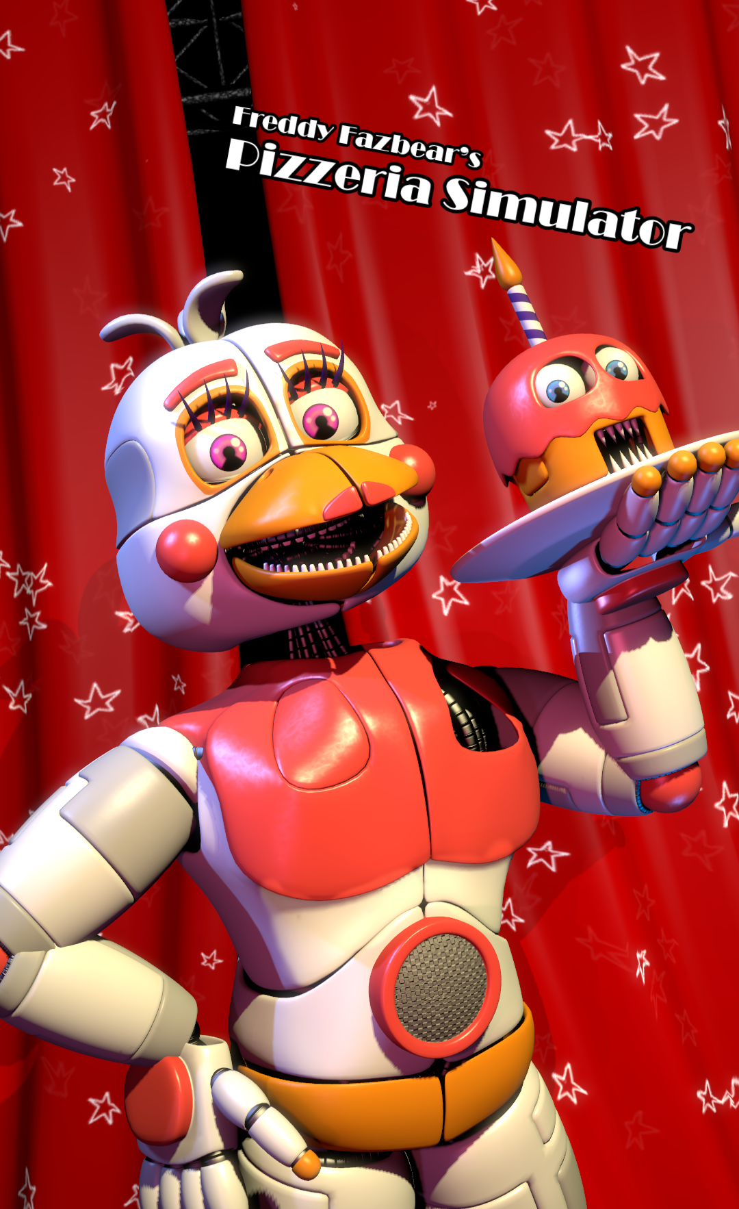 SFM FNAF) Nightmare Chica Poster by Mystic7MC on DeviantArt